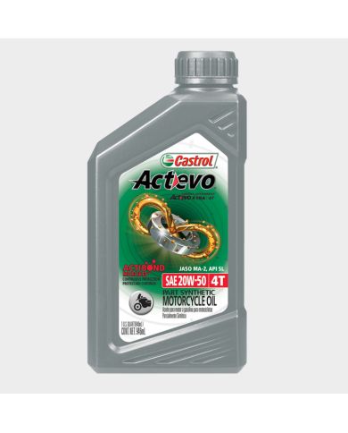 CASTROL 4T ACTEVO20W-50 SYN BLD - 16X1L